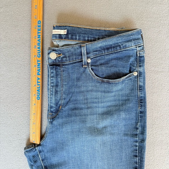 Levi’s Classic straight Medium wash Women's Jeans size 14 - Picture 5 of 9